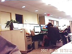Ufficio business analyst milf upskirt