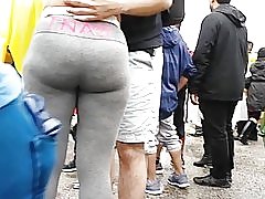 Pawg grande bottino Pantalone scuotendolo duro!!