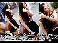 Ragazza di Boso giallo nel ciclismo bianco